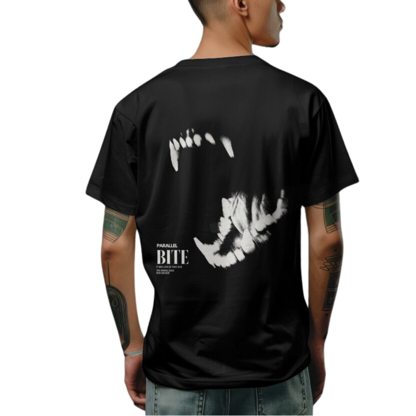 Dog Bite Tee - White Teeth