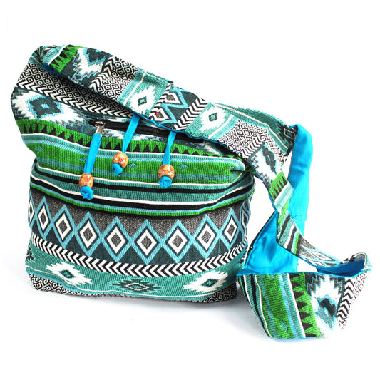 Jacquard Bag - Teal Student Bag