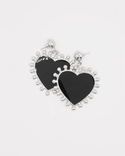 Love At Last Heart Shape Maxi Earrings