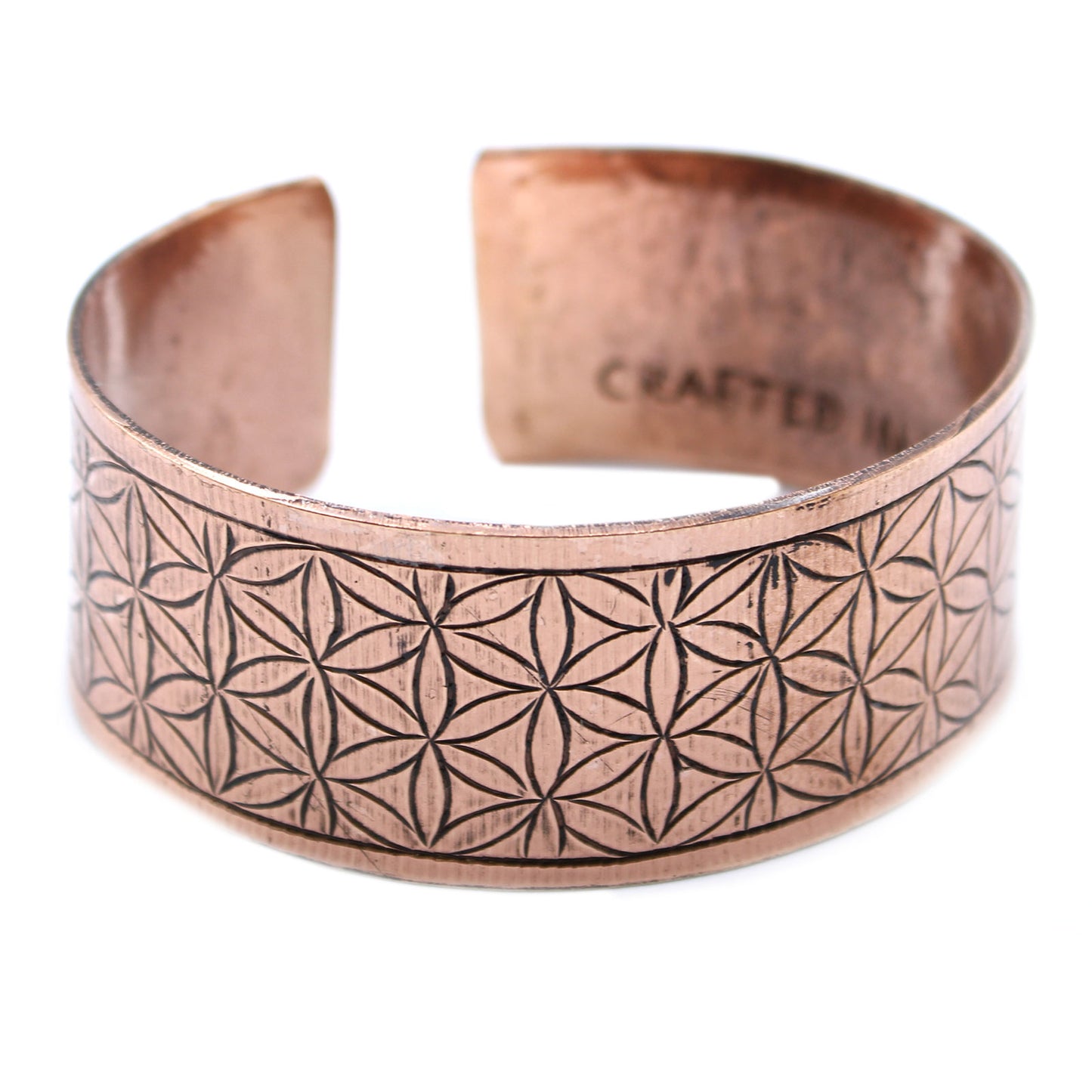 Copper Tibetan Bracelet - Flower of Life