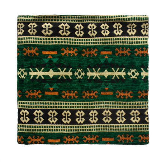 Kilim Cushion Cover -  Green