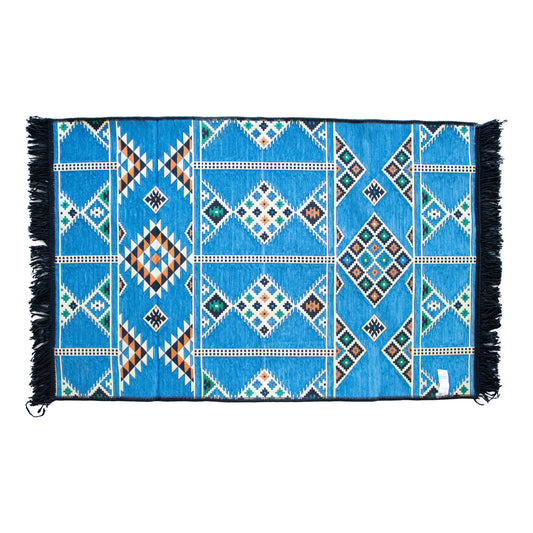 Kilim Rug 125x80 cm - Sky Blue