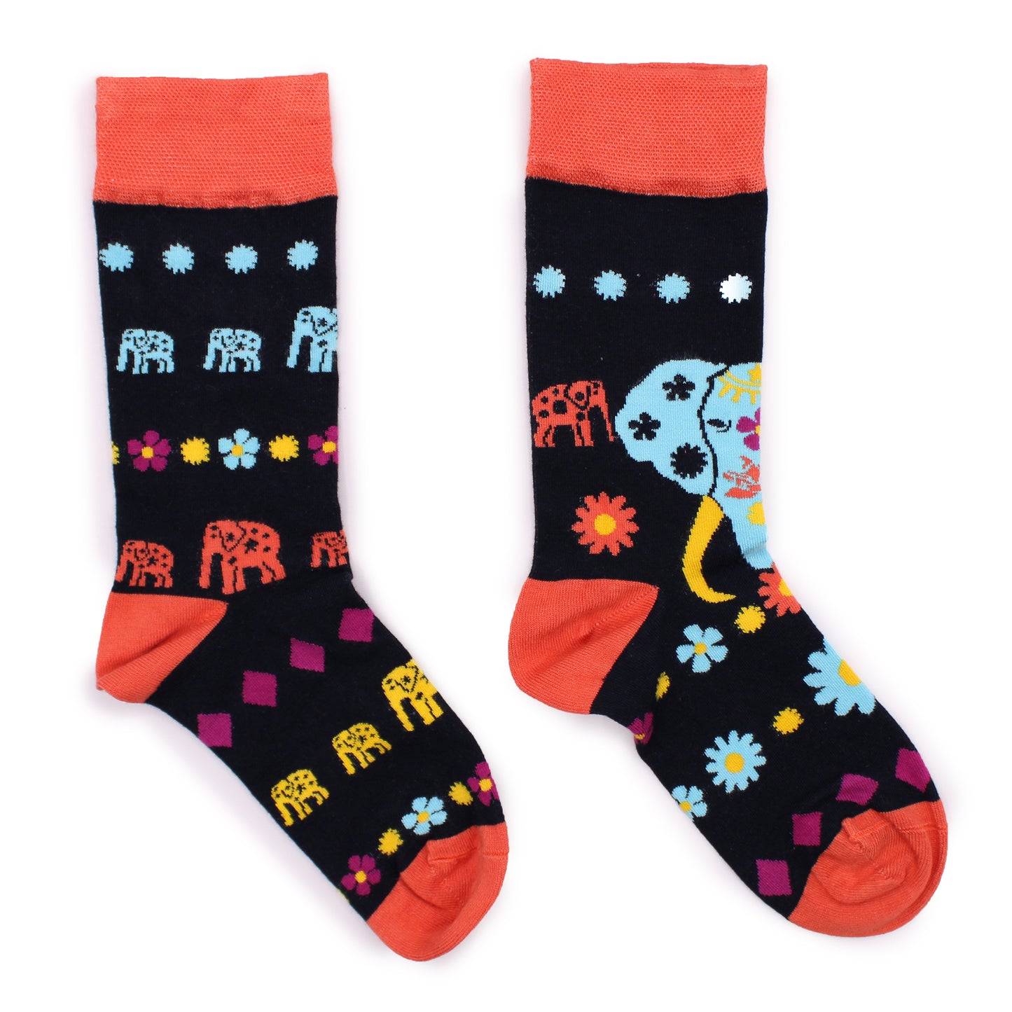 Hop Hare Bamboo Socks M/L - Cosmic Elephant