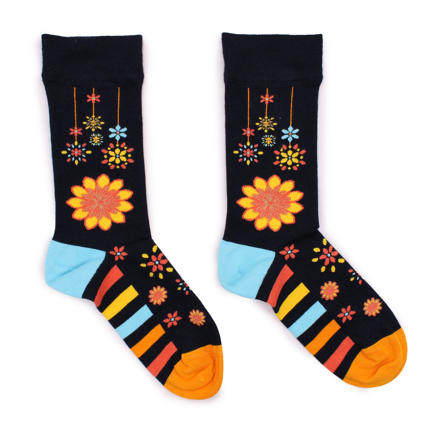 Hop Hare Bamboo Socks M/L - Mandala Flowers