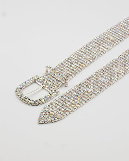 Rock Angelz Chain Silver Metal Belt - Bad Handwriting