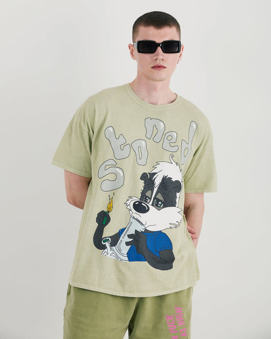 Skunk Oversized Tee - Bad Handwriting