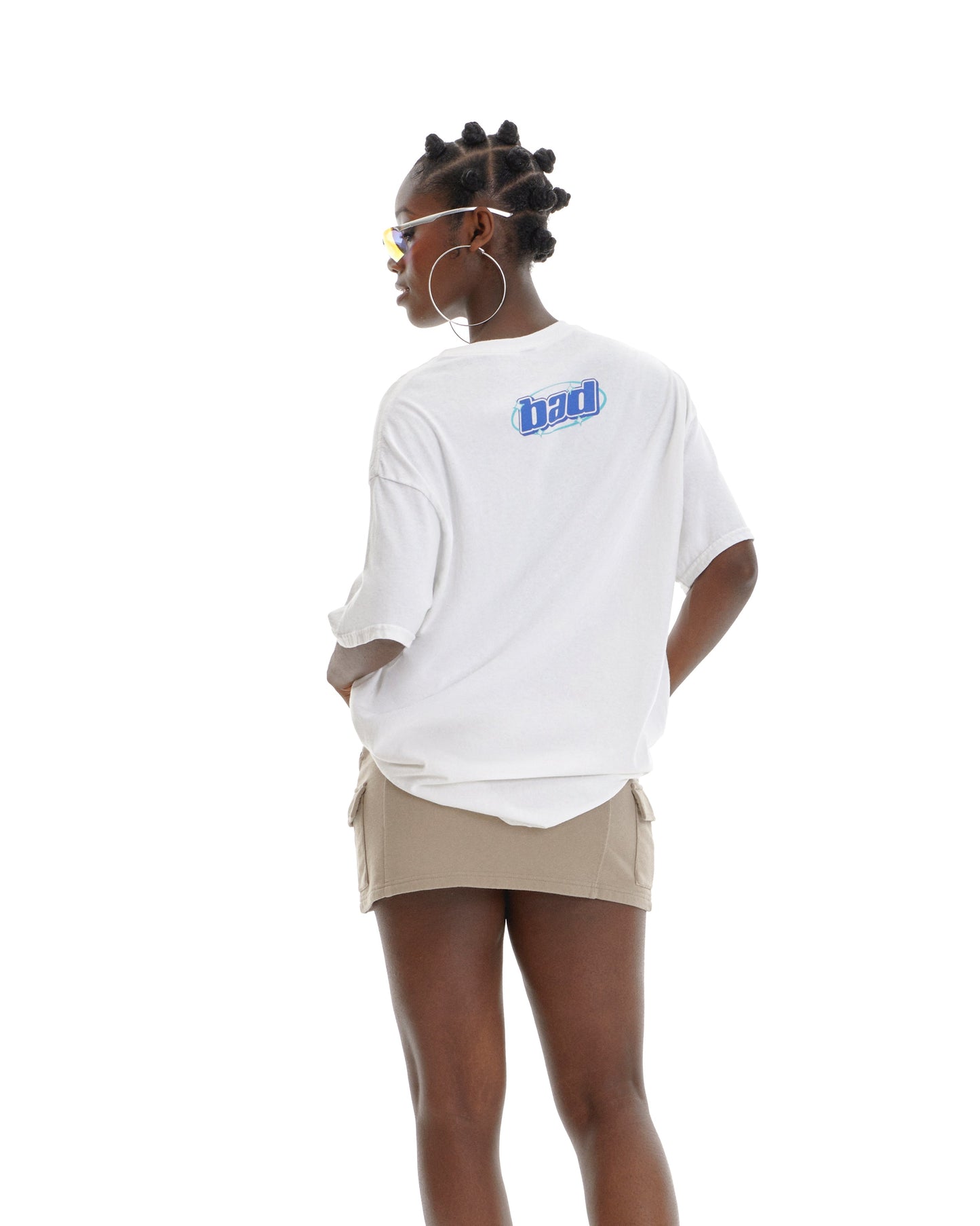 Toothpaste Graphic Oversized Tee - Bad Handwriting