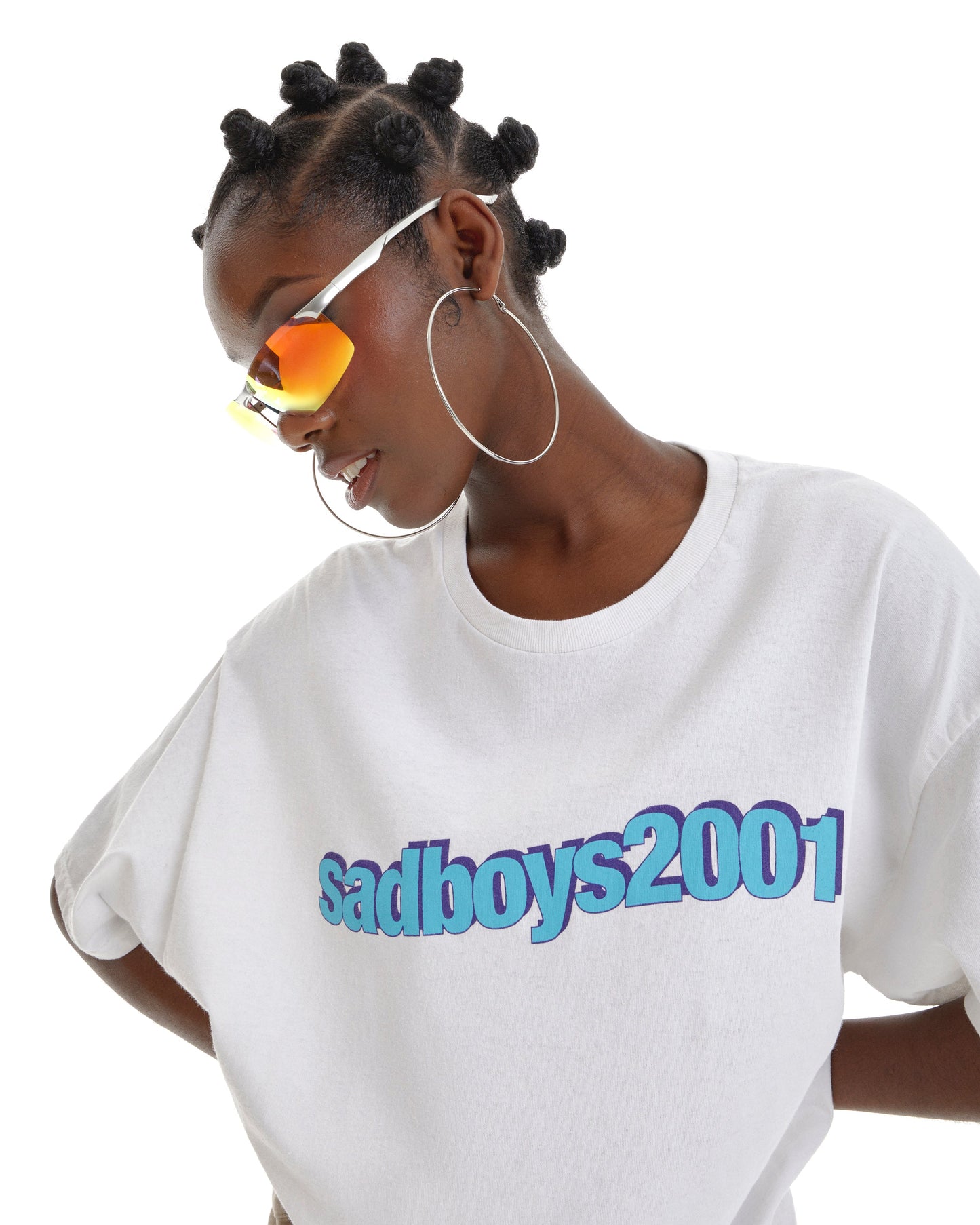 Toothpaste Graphic Oversized Tee - Bad Handwriting