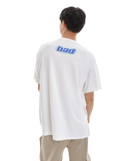 Toothpaste Graphic Oversized Tee - Bad Handwriting