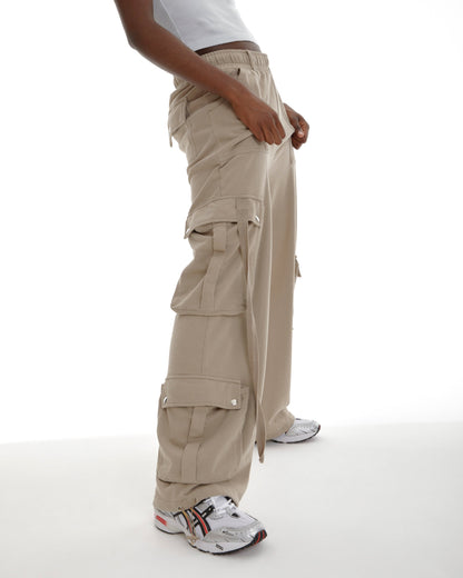 Chillax Khaki Cargo Trousers - Bad Handwriting