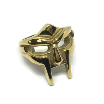 MF DOOM Steel Mask Ring