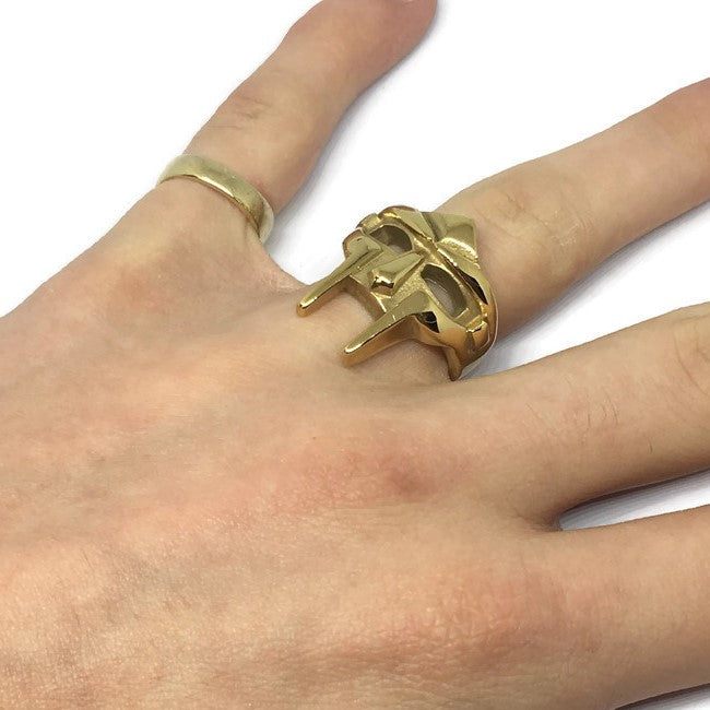 MF DOOM Steel Mask Ring