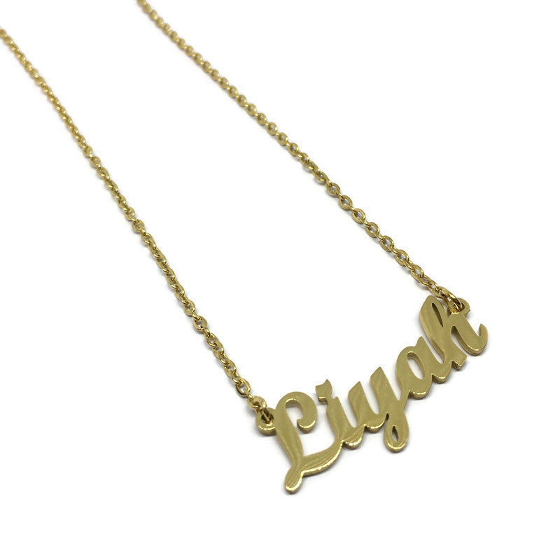 Custom Signature Name Necklace