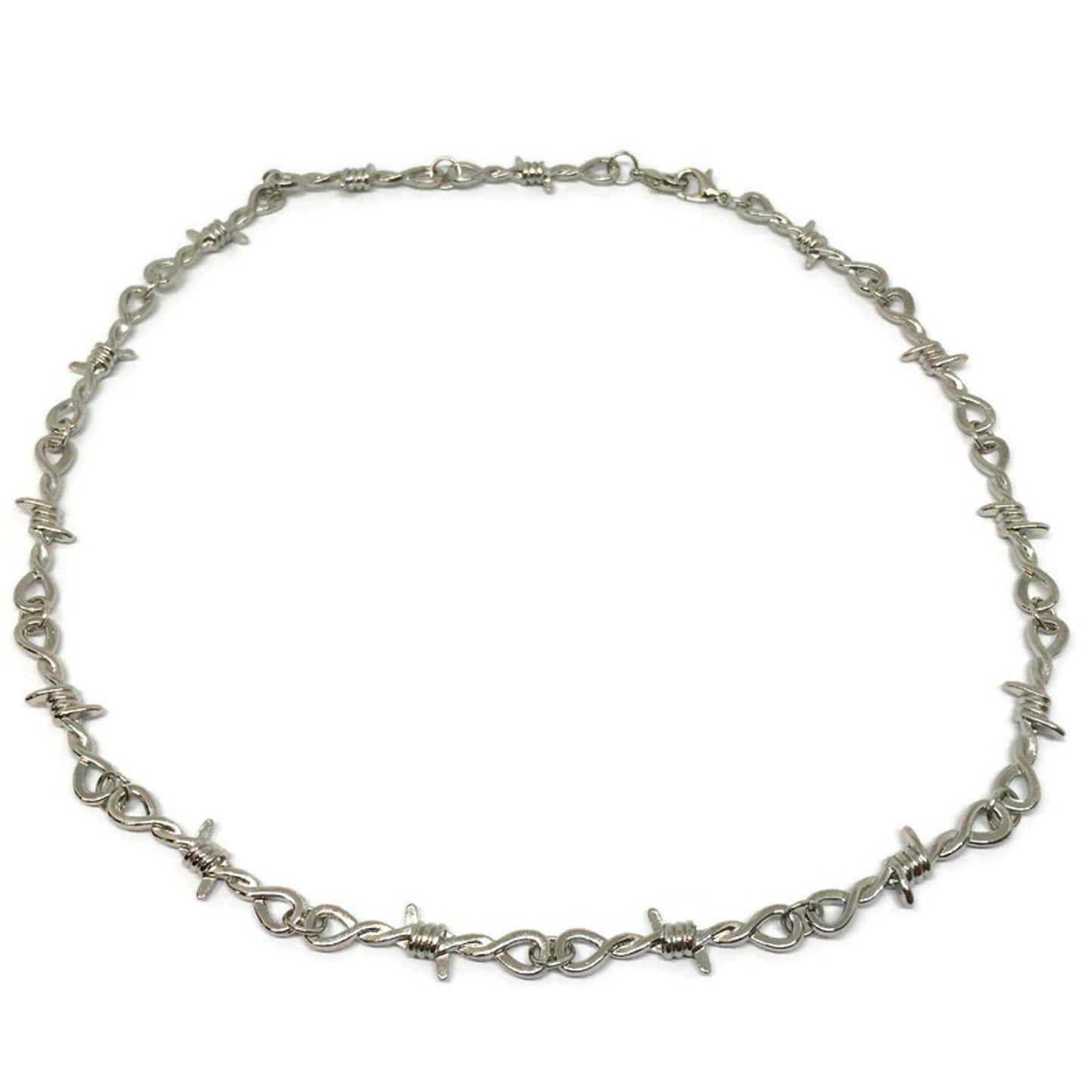Barbed Wire Link Necklace