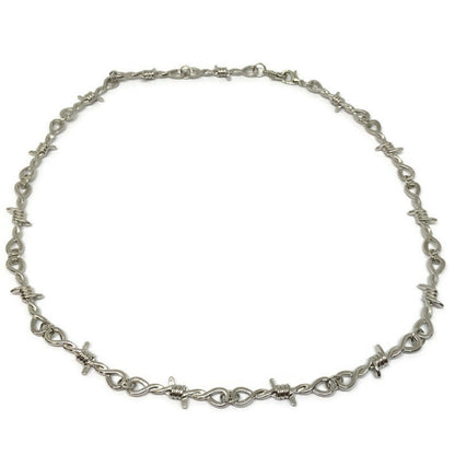 Barbed Wire Link Necklace