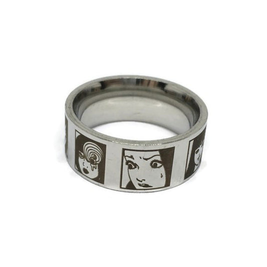 Anime Comic Strip Band Ring