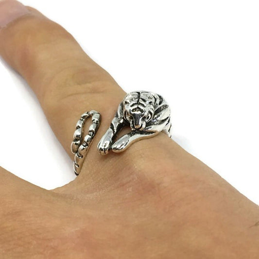 Tibetan Tiger Adjustable Ring