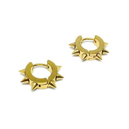 Spiked Mini-Hoop Earrings