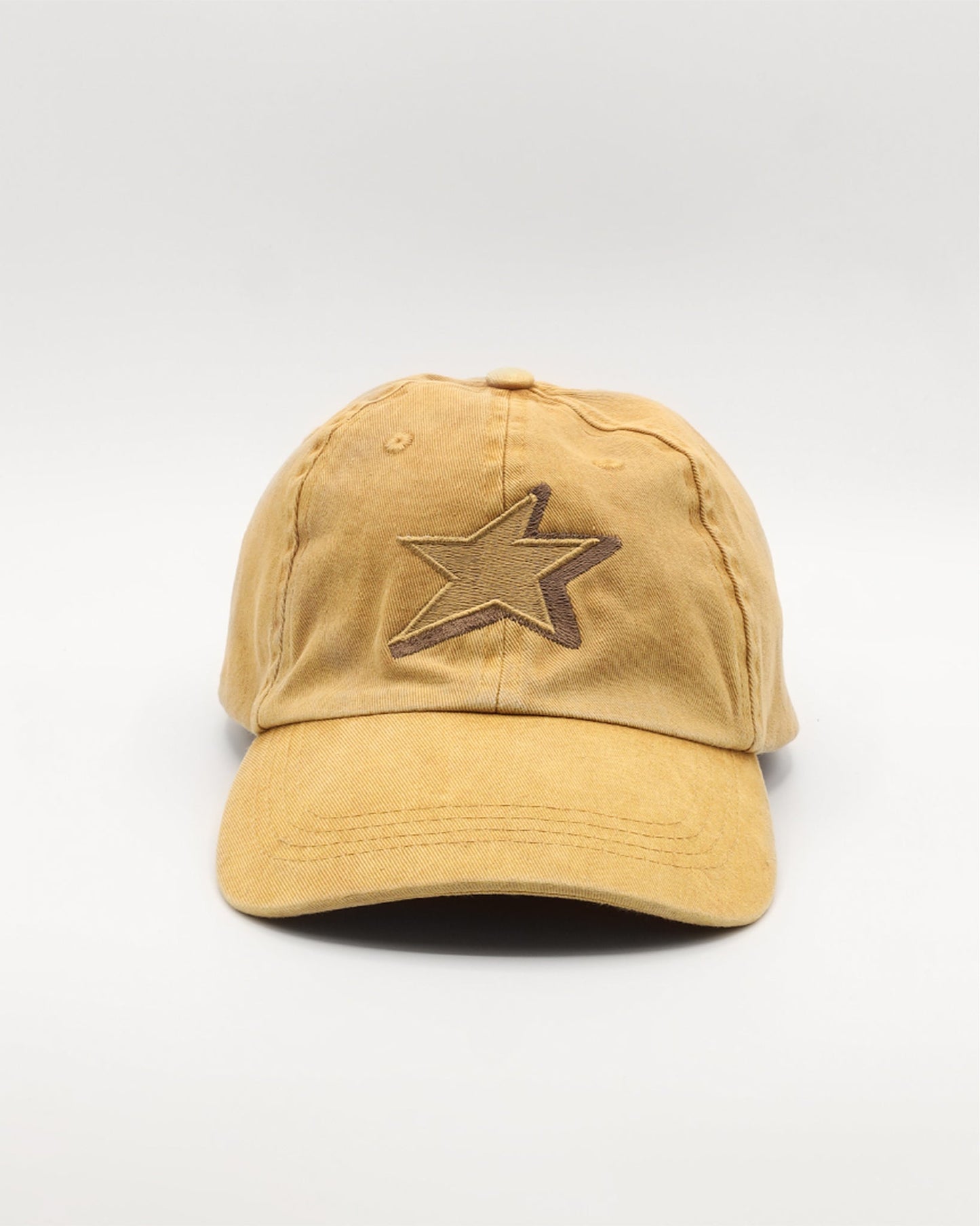 Star Gazer Cap With Graphic In Brown