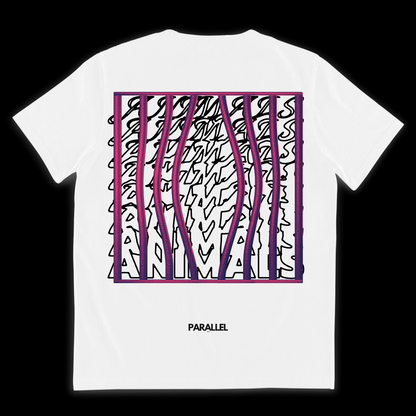 Caged Animals Tee - Purple