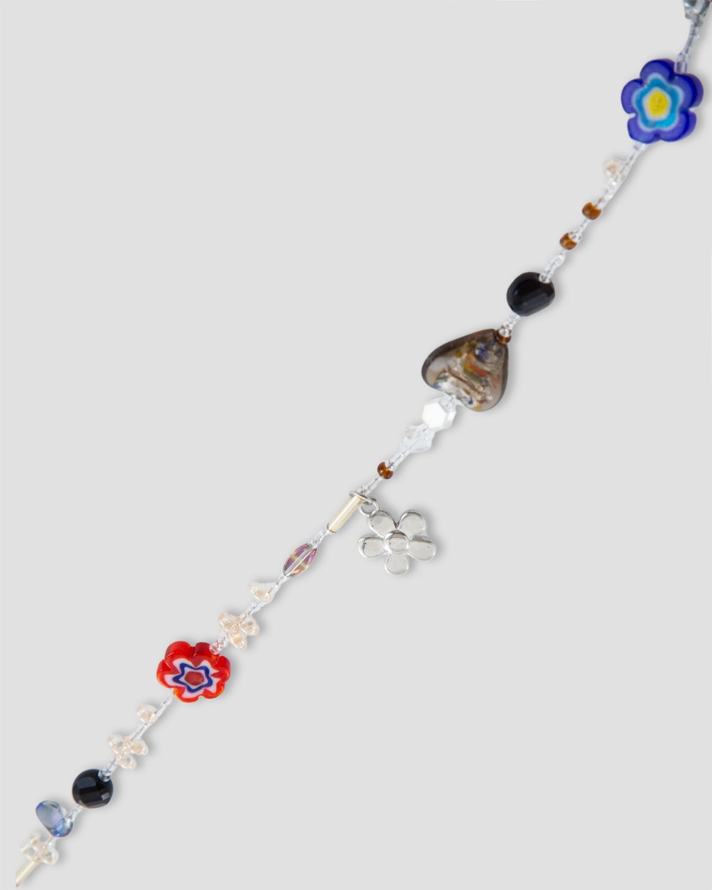 RUH Beaded Necklace With Charms In Multicolour