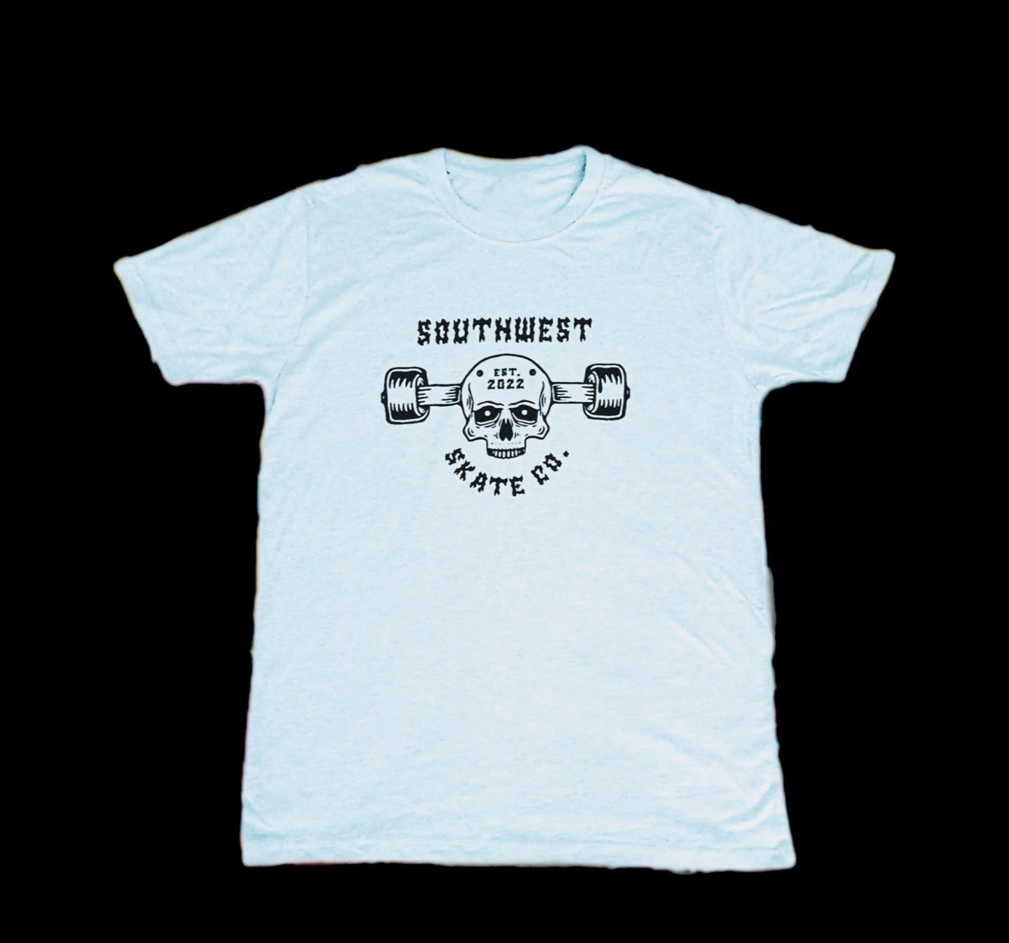 Southwest skate co white truck head t-shirt
