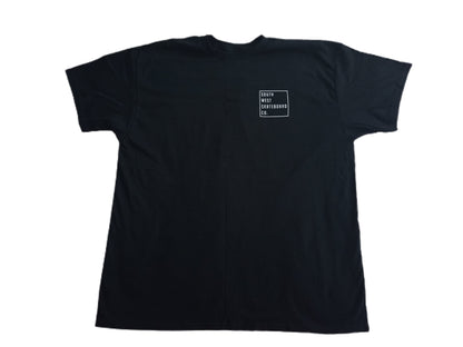 South West Skateboard Co. T-Shirt - Black/White Logo