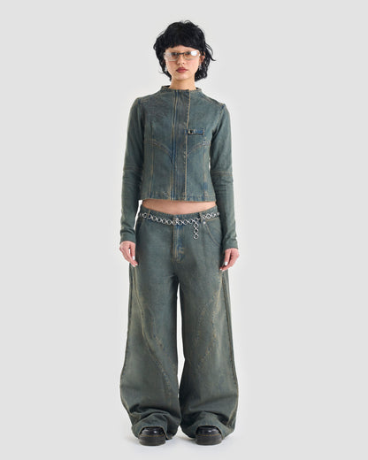 Fossilised Wide Leg Jeans