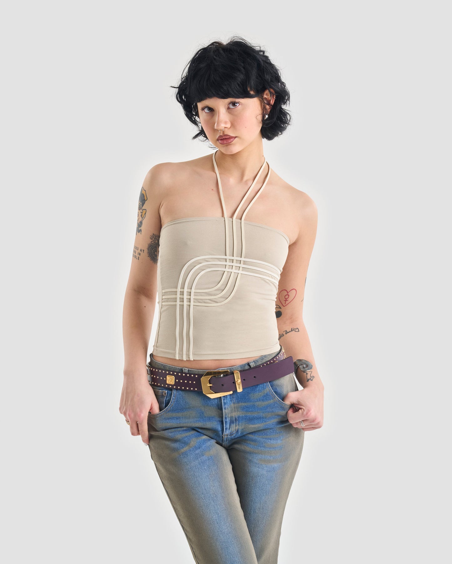 Interstellar Halter Bandeau Top