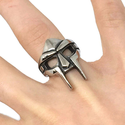 MF DOOM Steel Mask Ring