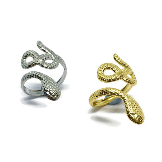 Snake Adjustable Wraparound Ring