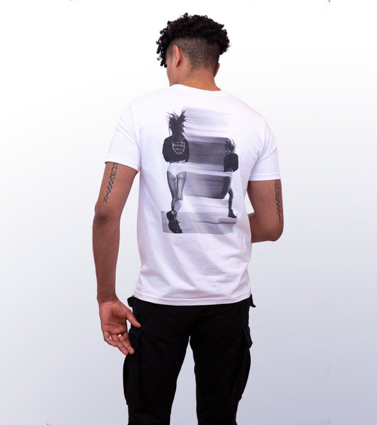 BEVERLY THRILLS - BACK PRINT - WHITE T-SHIRT