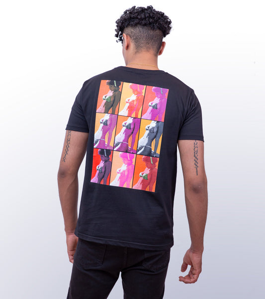 BLOCK PARTY - BACK PRINT - BLACK T-SHIRT