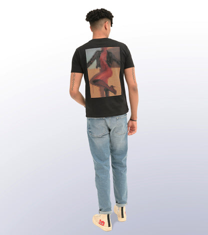 CONNECT THE THOT - BACK PRINT - BLACK T-SHIRT