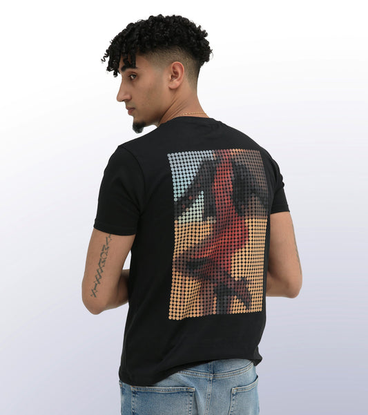 CONNECT THE THOT - BACK PRINT - BLACK T-SHIRT