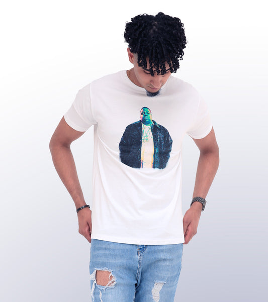 ICON TWO - FRONT PRINT - WHITE T-SHIRT