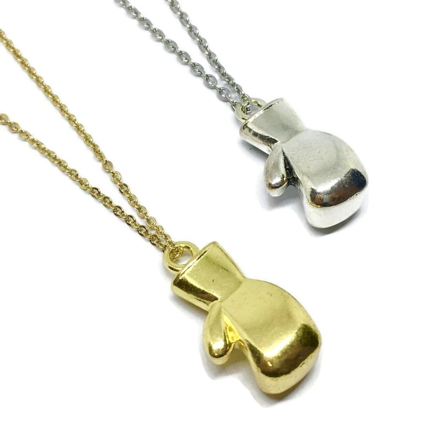 Boxing Glove Pendant Necklace