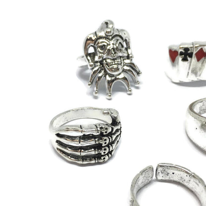 6 Piece Jester Ring Set