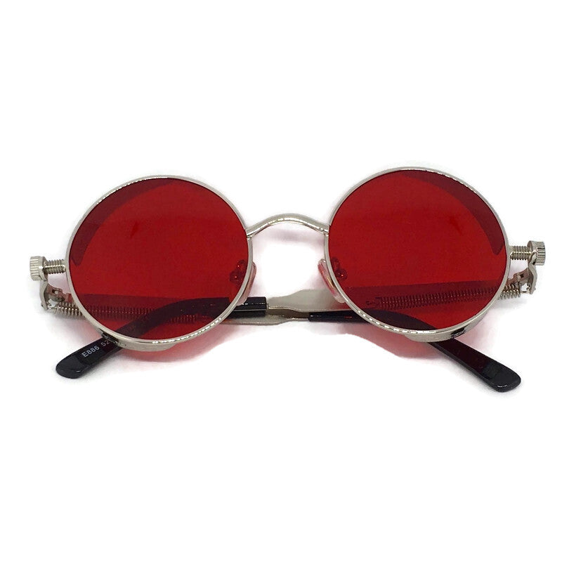 Framed Red x Silver Sunglasses