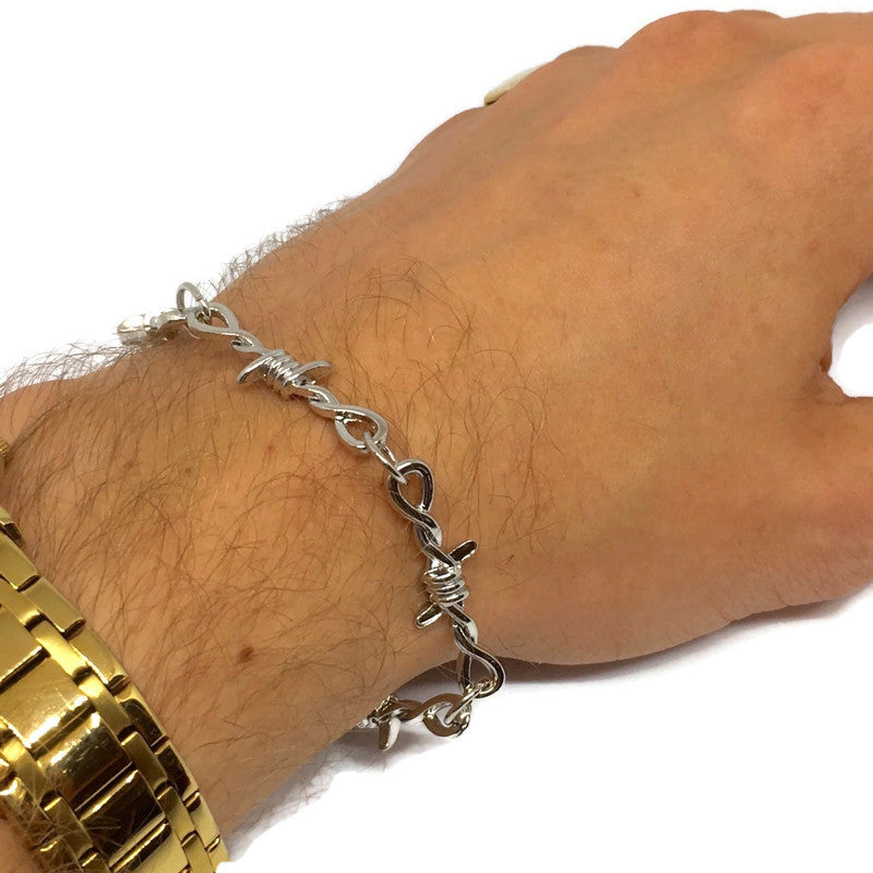 Barbed Wire Link Bracelet