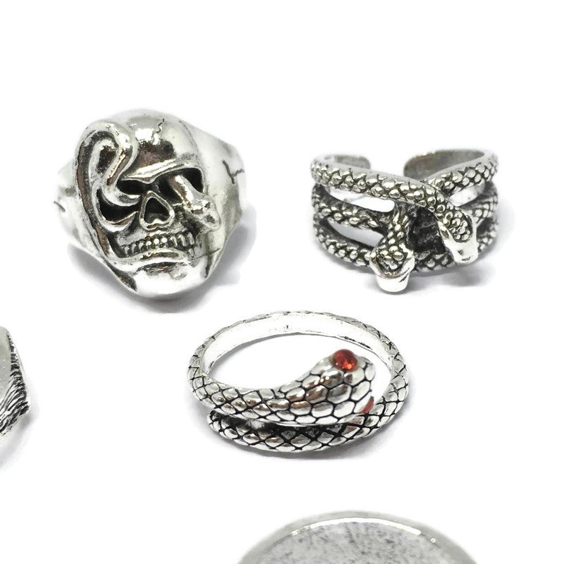 7 Piece Spider Ring Set