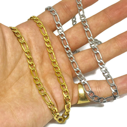 Figaro Chain Link Necklace