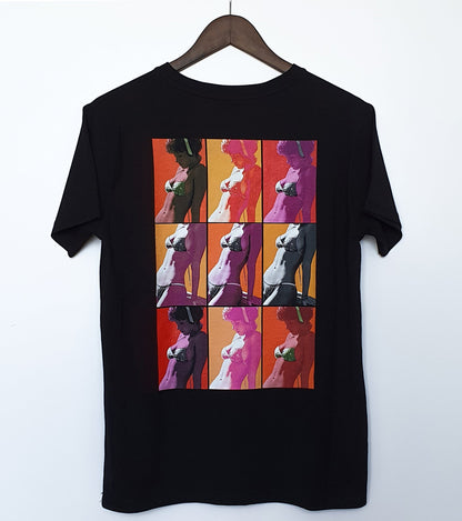 BLOCK PARTY - BACK PRINT - BLACK T-SHIRT