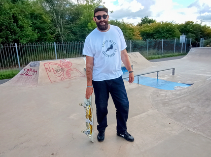 Southwest Skateboard co circle logo t-shirt