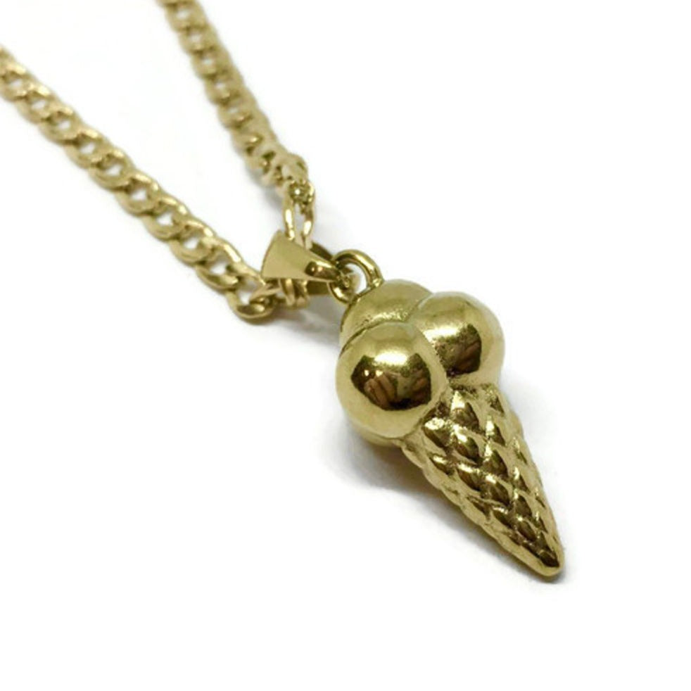 Ice Cream Cone Necklace