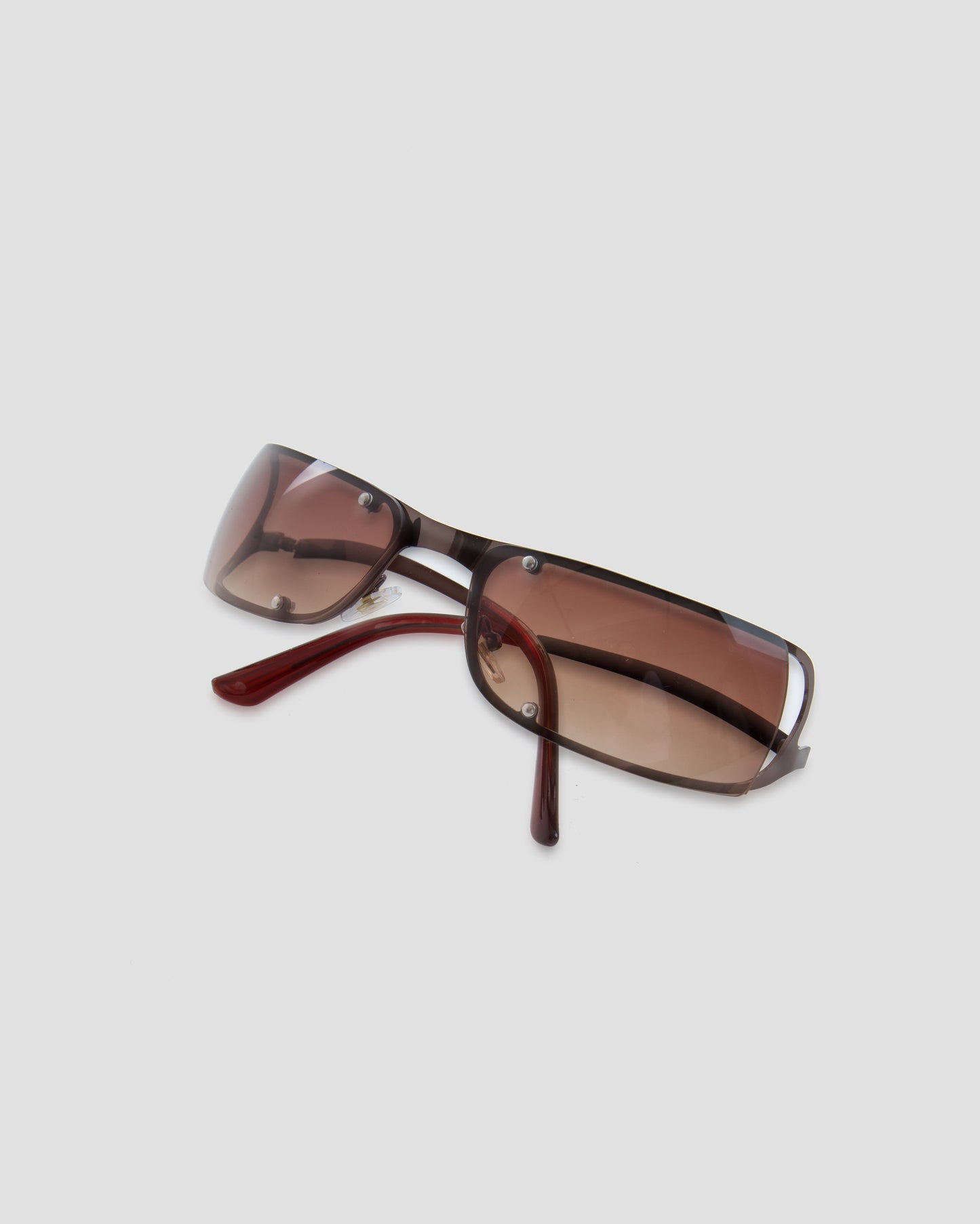 53X Oval Mirror Sunglasses In Mocha