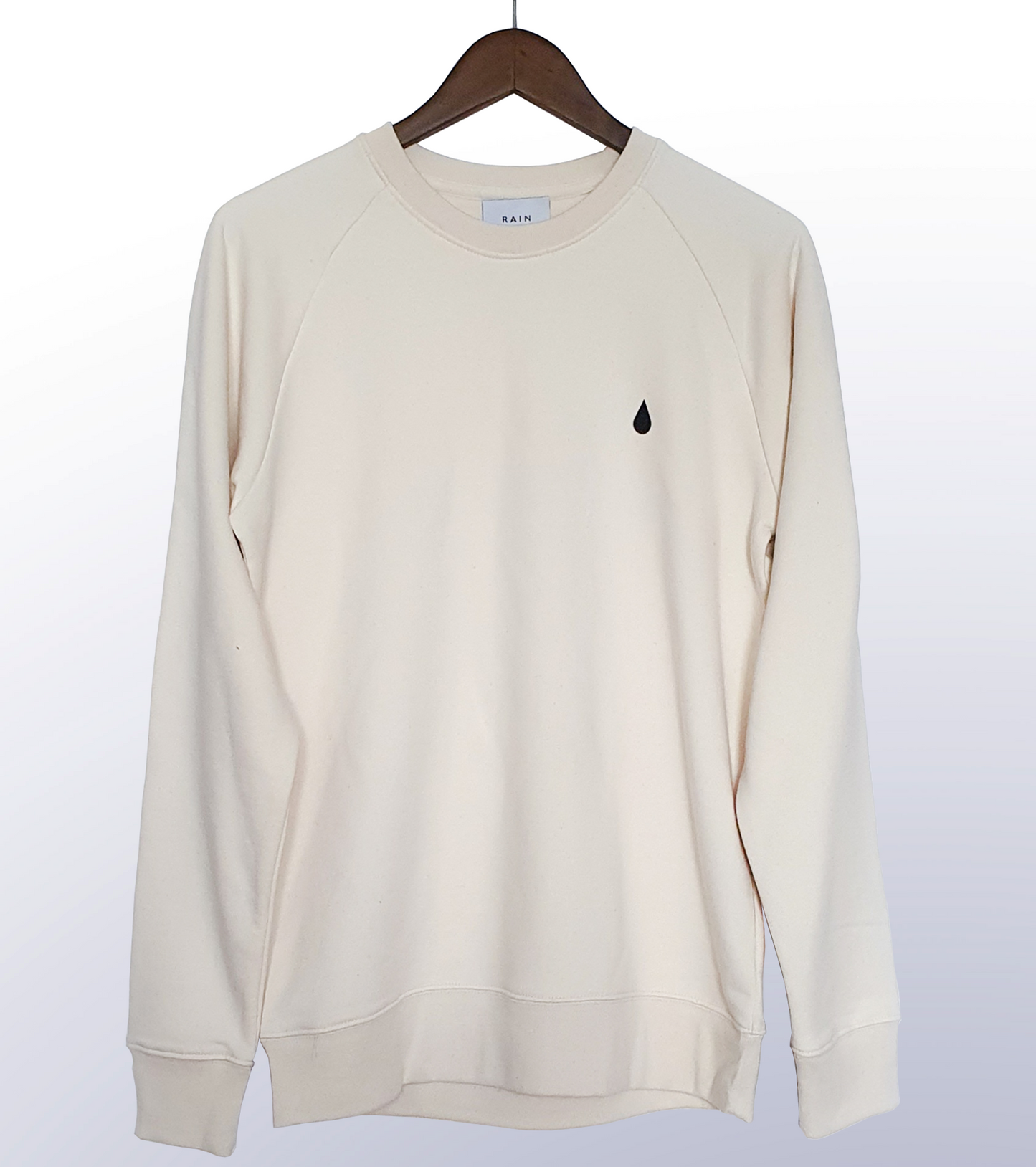 RAINMAKR LDN - BACK PRINT - NATURAL RAW JUMPER