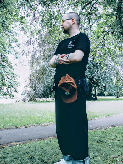 South West Skateboard Co. T-Shirt - Black/White Logo