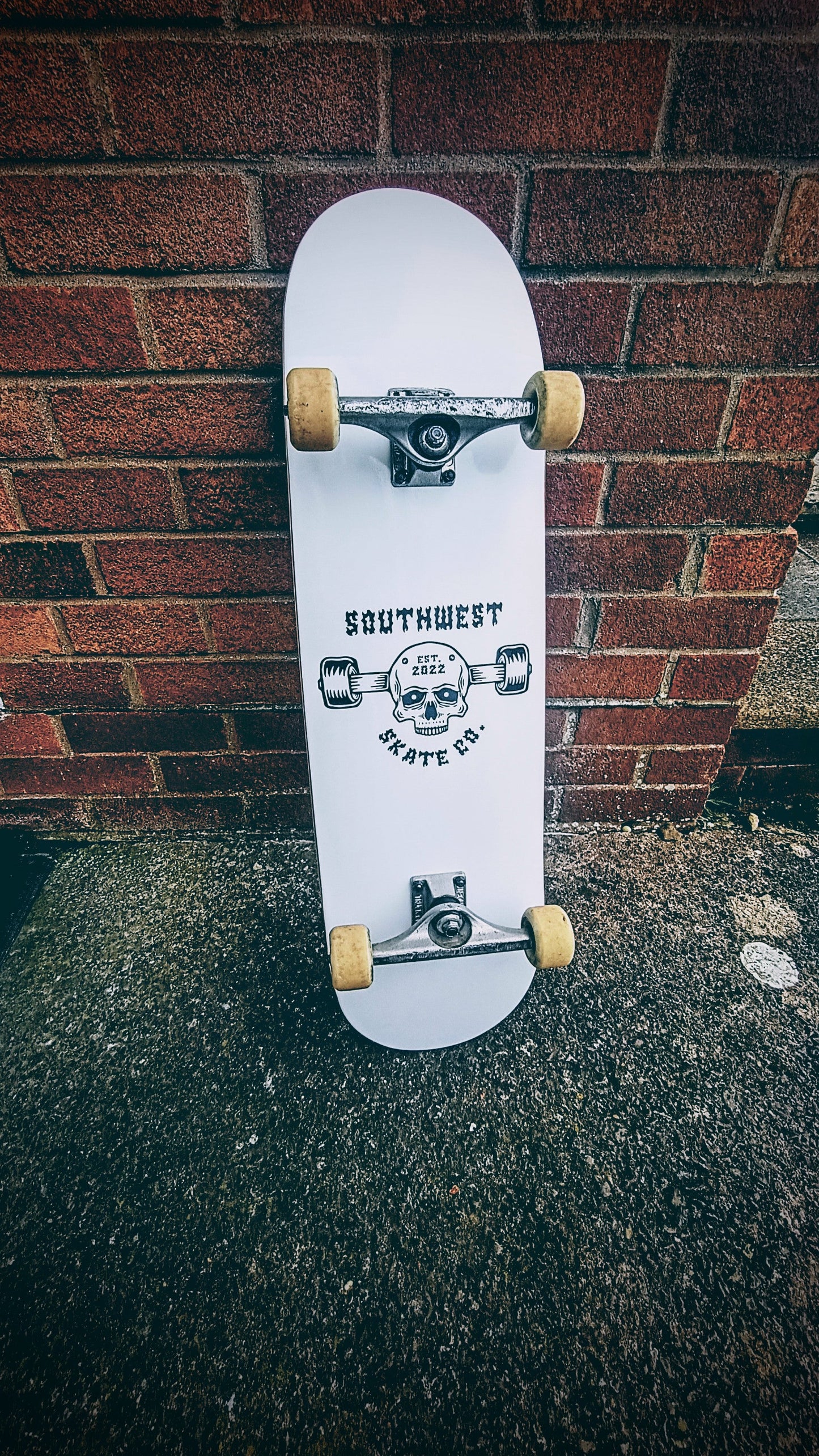 Southwest skate co skull board